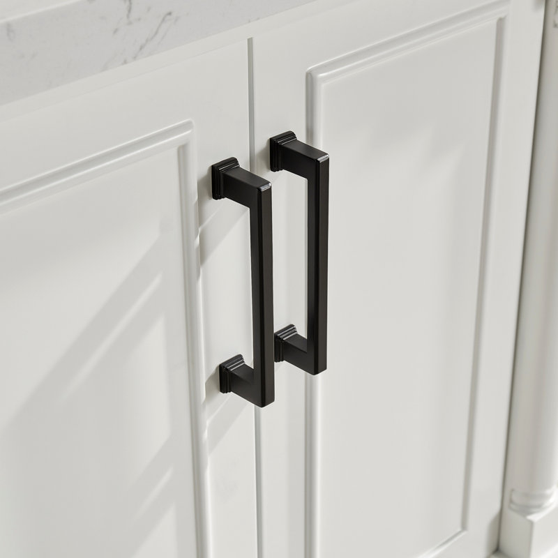 Red Barrel Studio® 60'' Freestanding Double Bathroom Vanity With Extra ...